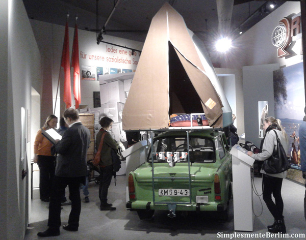 Exposição “Alltag in der DDR” (O dia-a-dia na Alemanha Oriental)
