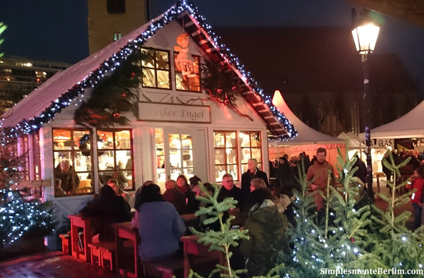 Mercado de Natal em Berlim - Em frente à Prefeitura