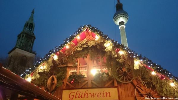 Mercado de Natal em Berlim - Em frente à Prefeitura