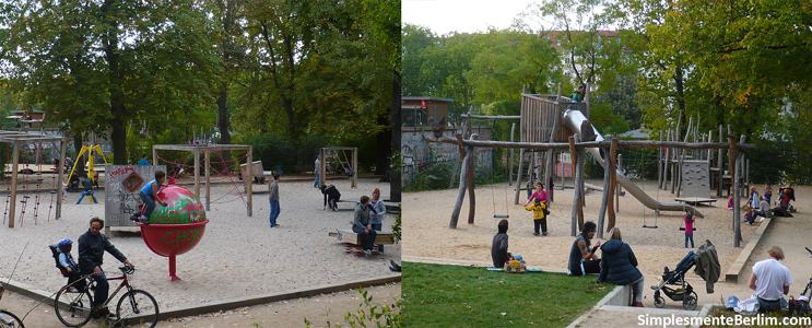 Playground no Viktoriapark (Clique na imagem para ampliá-la)