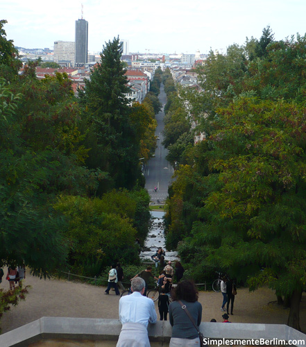 A vista panorâmica - Viktoriapark
