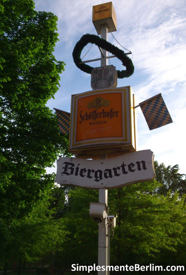 Biergarten em Berlim