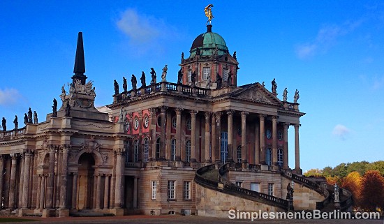 Neues Palais no Parque Sanssouci