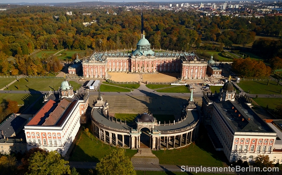 Neues Palais no Parque Sanssouci