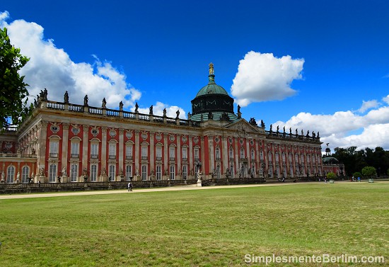 Neues Palais no Parque Sanssouci