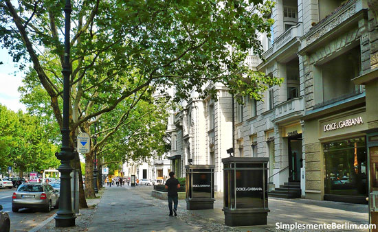 Avenida Kudamm em Berlim Avenida Kudamm em Berlim