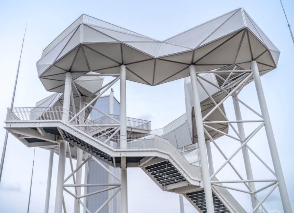 A “Wolkenhain”, a plataforma de observação (Fonte: iga-berlin-2017.de)